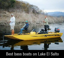 Best bass boats on El Salto