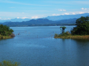 Lake Picachos view from the Lodge